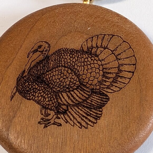 HURON PERTH ONTARIO CANADA TURKEY ASSOCIATION WOOD KEYCHAIN CANADIAN BIRD HUNTER - Picture 5 of 12